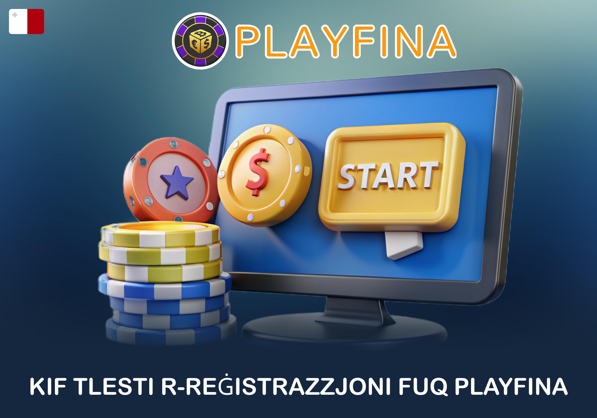 Gwida pass pass biex tibda tilgħab ma' Playfina f'Malta